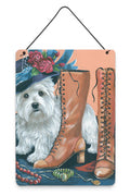 Westie in Mom's Closet Wall or Door Hanging Prints Aluminum Metal Sign Kitchen Wall Bar Bathroom Plaque Home Decor Front Door Plaque, 12x16, Multicolor