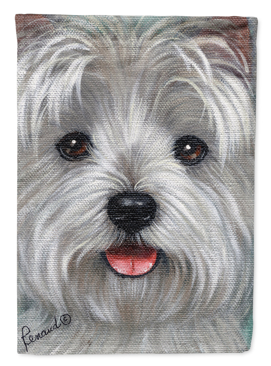 Westie Kissable Face Garden Flag Mailbox Decorative Yard Banner Outside Patio Artwork for Flower Beds, Garden Size, Multicolor
