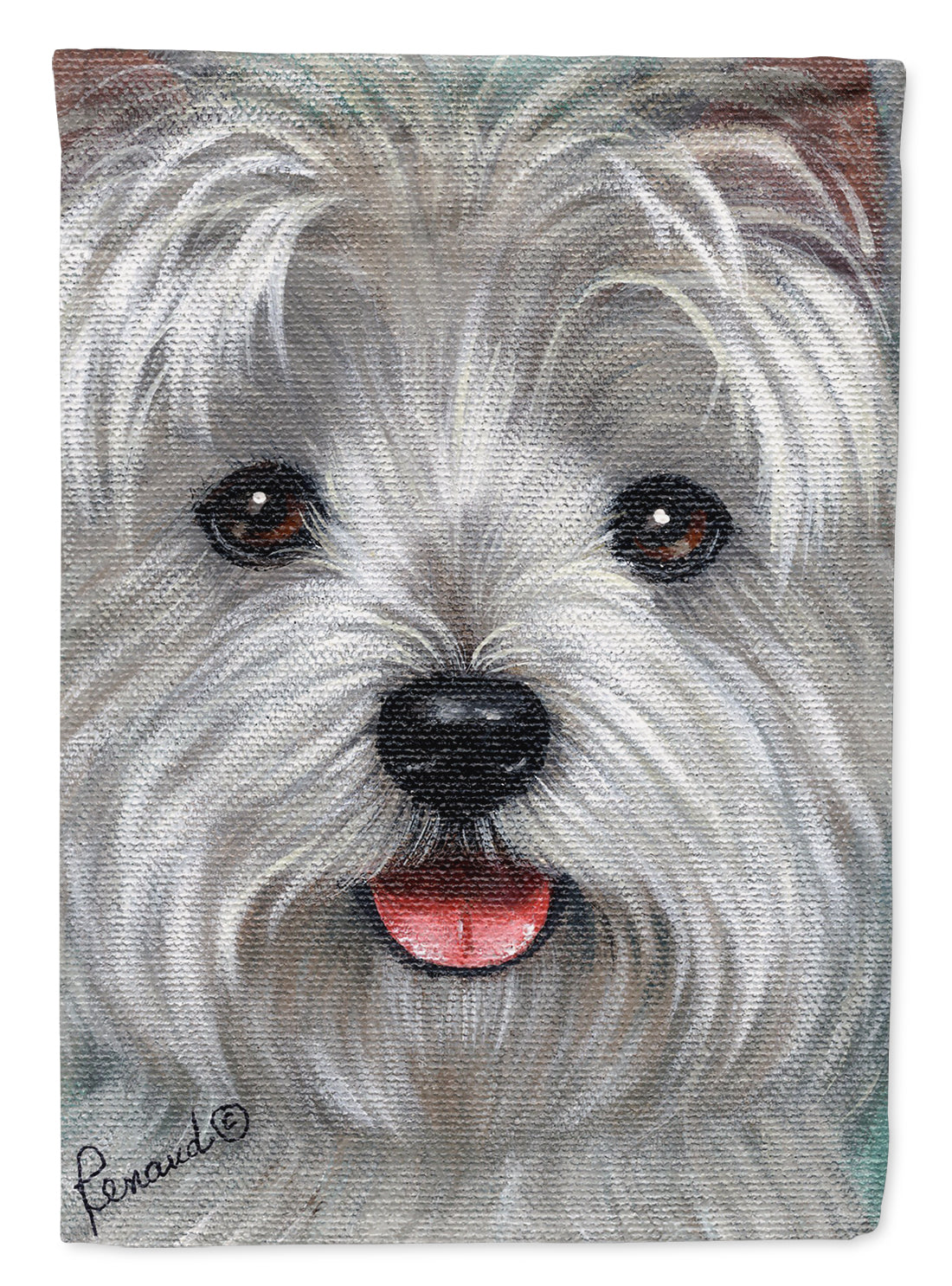 Westie Kissable Face Garden Flag Mailbox Decorative Yard Banner Outside Patio Artwork for Flower Beds, Garden Size, Multicolor