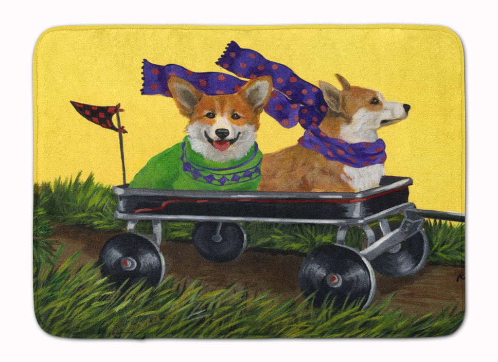 Corgi Express Memory Foam Kitchen Mat Machine Washable Anti-Fatigue Cushion Comfort Bath or Kitchen Rug