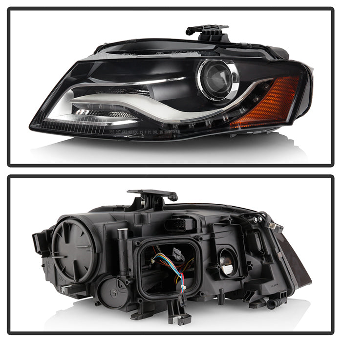 SPYDER Xtune 09-11 Audi A4 HID Xenon OE (Non AFS) Projector Headlights OE Left (PRO-JH-AA409-HID-OE-L) 9948343