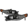 SPYDER xTune 04-08 Acura TL (Xenon/HID Models) Projector Headlights LT DRL - Black (PRO-JH-ATL04-DRL-BK) 9040474