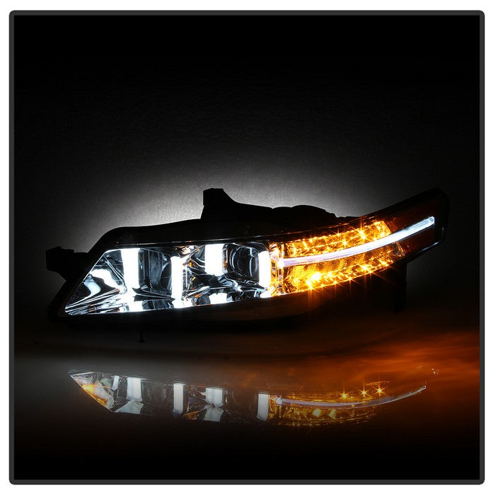 SPYDER xTune 04-08 Acura TL (Xenon/HID Projector Headlights) Light Tube DRL - Chrome (PRO-JH-ATL04-DRL-C) 9040481