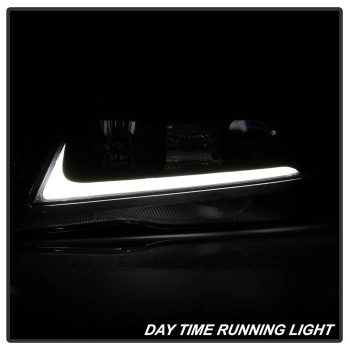 SPYDER xTune 04-08 Acura TSX LED Light Bar Projector Headlights - Black (PRO-JH-ATSX04-LB-BK) 9043116