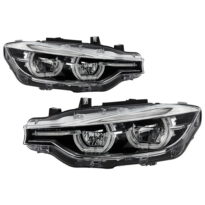 SPYDER BMW F30 3 Series 4Dr LED Projector Headlights Chrome PRO-JH-BF3012H-4D-LED-C 9948534