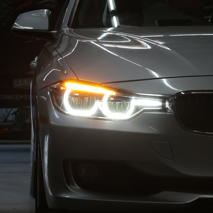SPYDER BMW F30 3 Series 4Dr LED Projector Headlights Chrome PRO-JH-BF3012H-4D-LED-C 9948534