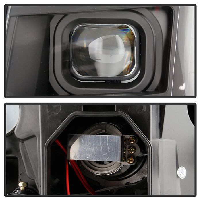 SPYDER xTune Cadillac Escalade 07-14 LED Headlights | Black Housing | PRO-JH-CAES07-LB-BK