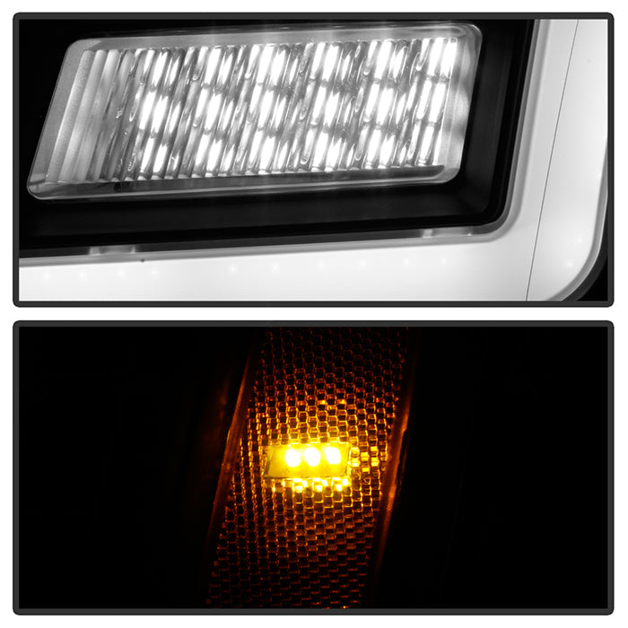 SPYDER xTune Cadillac Escalade 07-14 LED Headlights | Black Housing | PRO-JH-CAES07-LB-BK