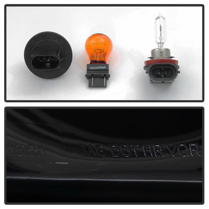 SPYDER xTune 10-13 Chevy Camaro CCFL Halo Projector Headlights - Black Smoked (PRO-JH-CCAM10-LED-BSM) 9040870