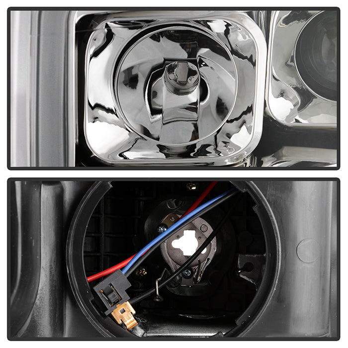 SPYDER xTune 15-19 Chevrolet Canyon Projector Headlights w/ DRL Tube - Chrome - PRO-JH-CCO15-LB-C 9047466