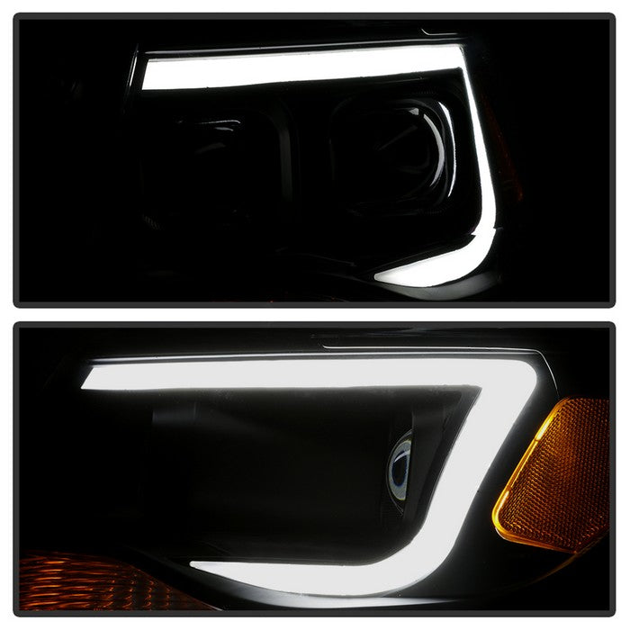 SPYDER xTune Chevy Colorado 15-17 Halogen Only Projector Headlights - DRL - Black PRO-JH-CCO04-LBDRL-BK 9039287