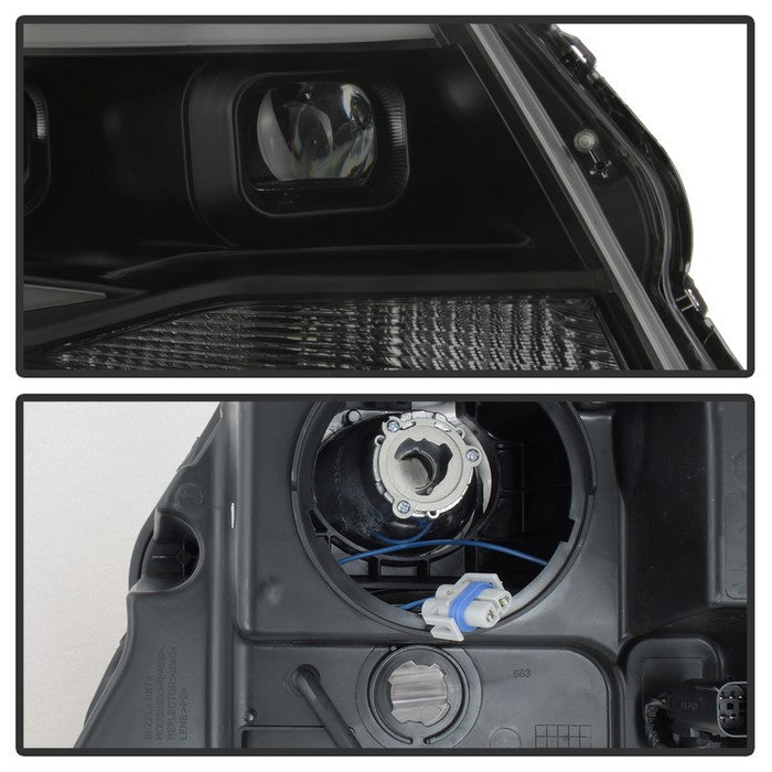 SPYDER xTune Chevy Colorado 15-17 HalogenOnly Projector Headlights - Black Smoked PRO-JH-CCO04-LBDRL-BSM 9039300