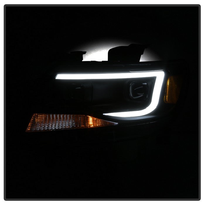 SPYDER xTune Chevy Colorado 15-17 HalogenOnly Projector Headlights - Black Smoked PRO-JH-CCO04-LBDRL-BSM 9039300