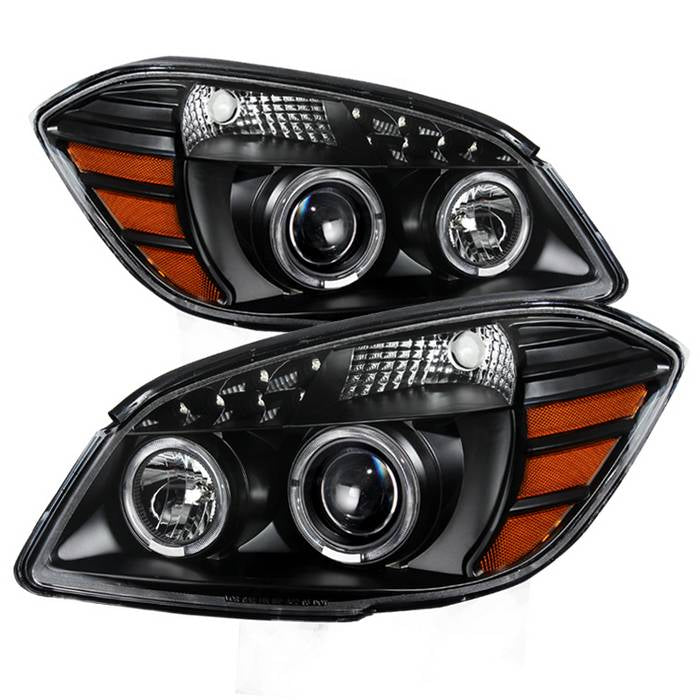 SPYDER Xtune Chevy Cobalt 05-10 Halo Projector Headlights Black PRO-JH-CCOB05-LED-BK 9027765