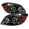 SPYDER Xtune Chevy Cobalt 05-10 Halo Projector Headlights Black PRO-JH-CCOB05-LED-BK 9027765