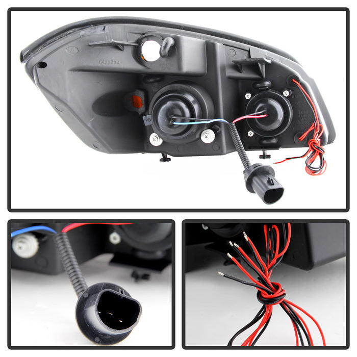 SPYDER Xtune Chevy Cobalt 05-10 Halo Projector Headlights Black PRO-JH-CCOB05-LED-BK 9027765