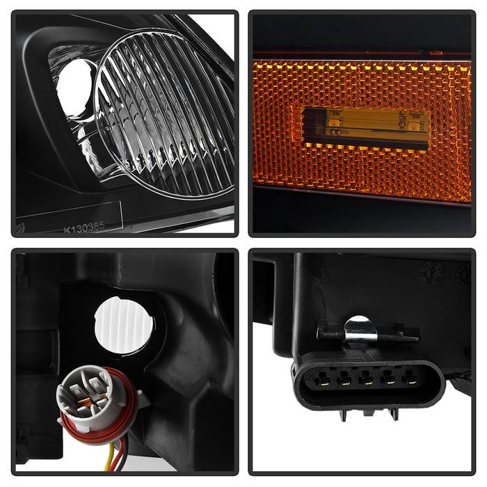 SPYDER xTune 06-13 Chevrolet Impala LED Light Bar Headlights - Black (PRO-JH-CIM06-LB-BK) 9042232