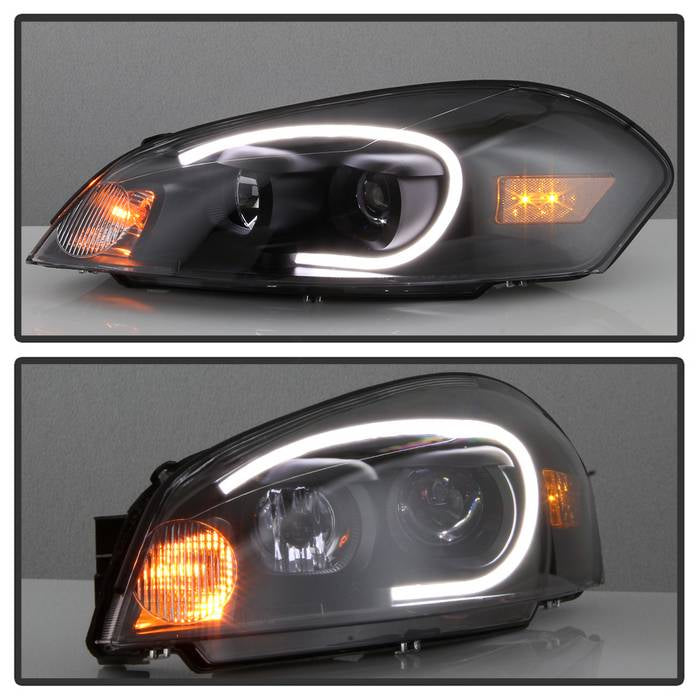 SPYDER xTune 06-13 Chevrolet Impala LED Light Bar Headlights - Black (PRO-JH-CIM06-LB-BK) 9042232