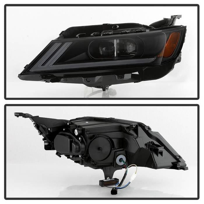 SPYDER xTune 14-18 Chevy Impala (Excl Limited) DRL Halogen Proj Headlights - Blk Smk (PRO-JH-CIM15-LB-BSM) 9042881