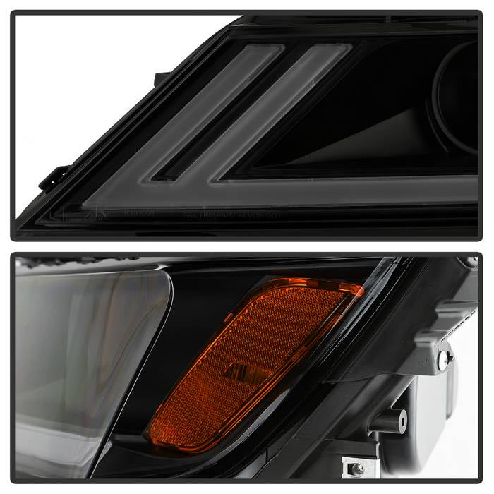 SPYDER xTune 14-18 Chevy Impala (Excl Limited) DRL Halogen Proj Headlights - Blk Smk (PRO-JH-CIM15-LB-BSM) 9042881