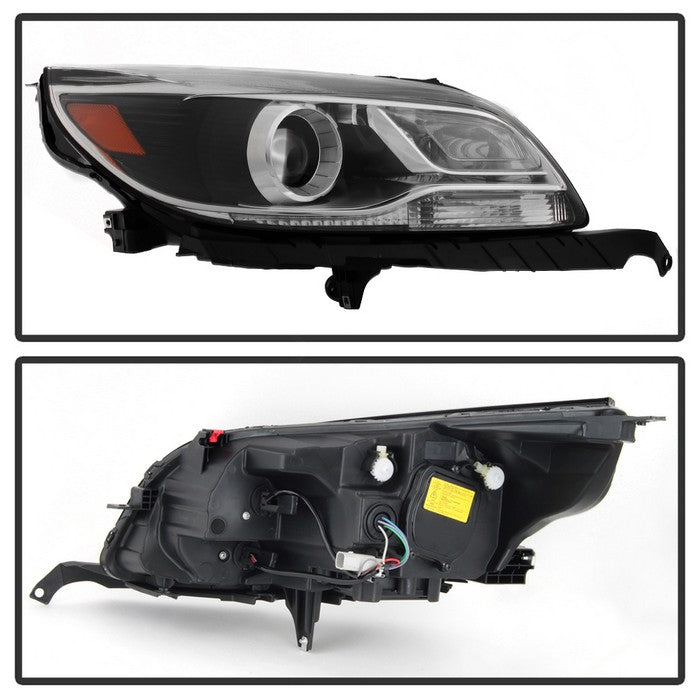 SPYDER xTune 13-15 Chevrolet Malibu OEM Projector Halogen Headlights - Black (PRO-JH-CM14-AM-BK) 9942341