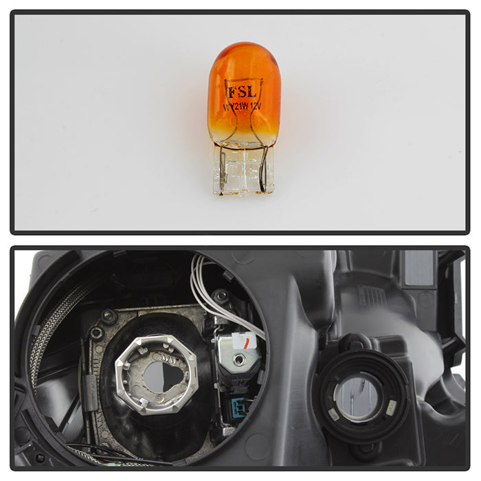 SPYDER xTune 13-15 Cadillac XTS Xenon w/AFS OEM HID Proj Headlights - Chrm - Right (PRO-JH-CXTS13-AFS-C-R) 9937248