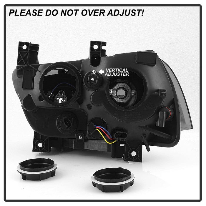 SPYDER xTune 11-14 Dodge Charger Projector Headlights - Halogen - DRL - Black Smoked (PRO-JH-DCHA11-LB-BSM) 9041747