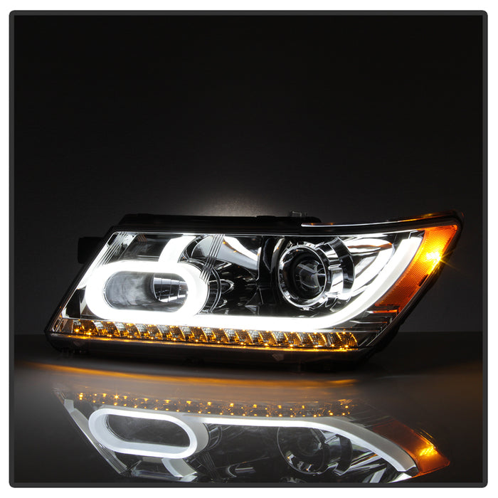 SPYDER xTune Dodge Journey 2009-2014 Light Bar DRL Projector - Black PRO-JH-DJ09-LBBRL-C 9036637