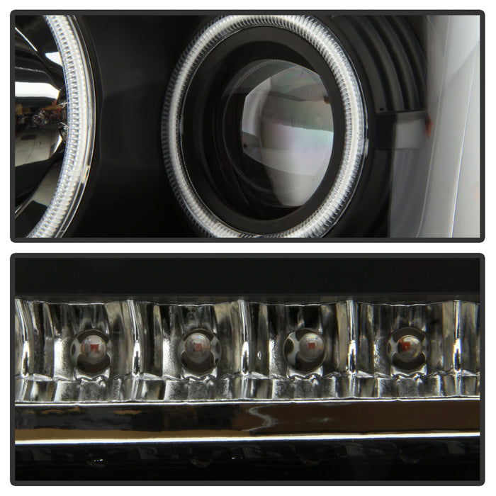SPYDER xTune 07-11 Dodge Nitro CCFL Halo Projector Headlights w/LED Signal - Blk (PRO-JH-DNIT07-CCFL-BK) 9036880