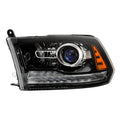 SPYDER Xtune 16-18 Ram 1500/2500/3500 (Projector LED) OEM Style Headlights Black Left (PRO-JH-DR16-OE-BK-L) 9948282