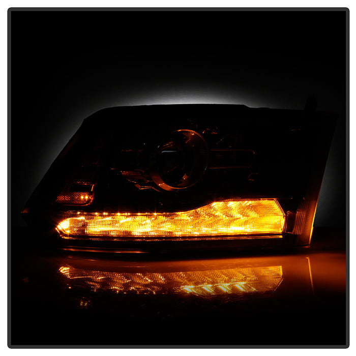 SPYDER Xtune 16-18 Ram 1500/2500/3500 (Projector LED) OEMStyle Headlights Black Right (PRO-JH-DR16-OE-BK-R) 9948299