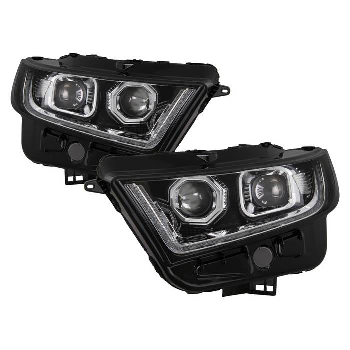 SPYDER xTune 15-16 Ford Edge (Halogen Model Only) LED Projector Headlights - Chrome PRO-JH-FEDGE15-LED-C 9939815