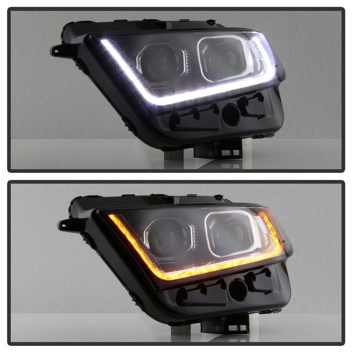 SPYDER xTune 15-16 Ford Edge (Halogen Model Only) LED Projector Headlights - Chrome PRO-JH-FEDGE15-LED-C 9939815