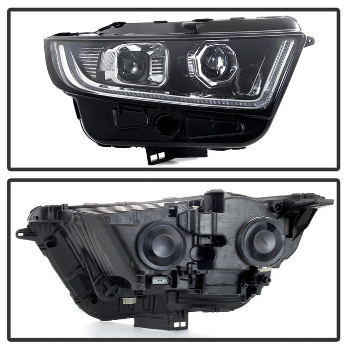 SPYDER xTune 15-16 Ford Edge (Halogen Model Only) LED Projector Headlights - Chrome PRO-JH-FEDGE15-LED-C 9939815