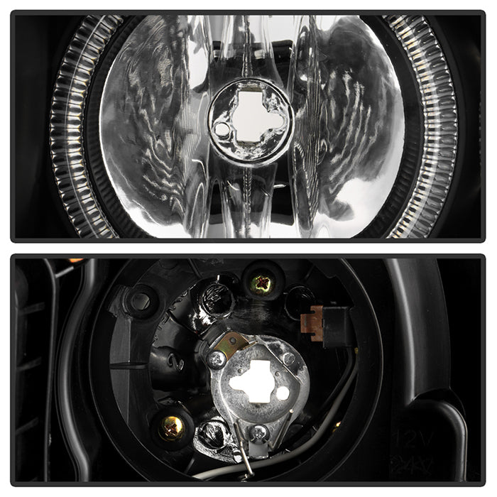 SPYDER Xtune Ford F150 09-14 Projector Headlights Halogen Model Only LED Halo Black PRO-JH-FF15009-CFB-BK 9032226