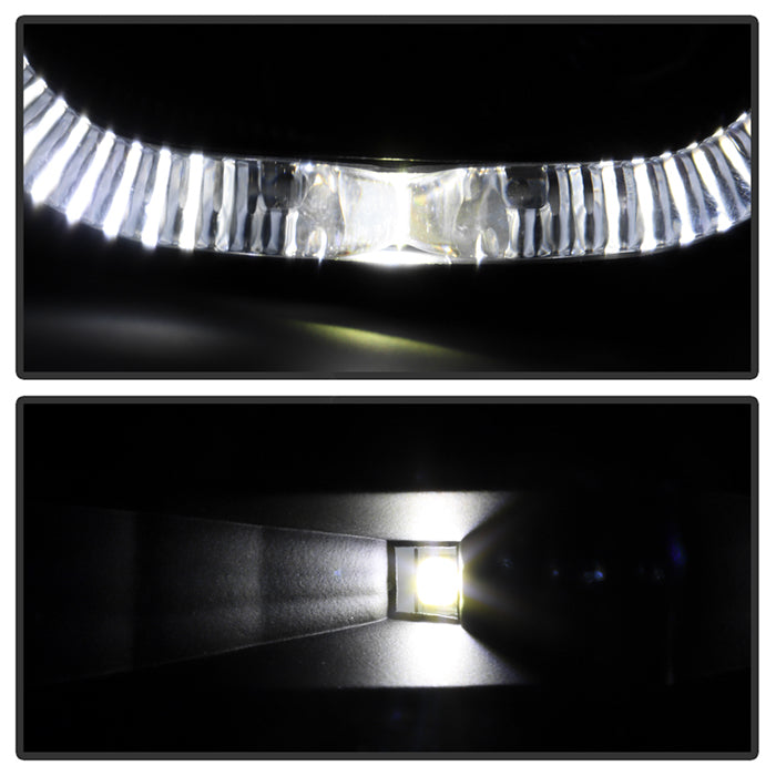 SPYDER Xtune Ford F150 09-14 Projector Headlights Halogen Model LED Halo Black Smoke PRO-JH-FF15009-CFB-BSM 9032233