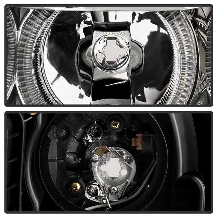 SPYDER Xtune Ford F150 09-14 Projector Headlights Halogen Model Only LED Halo Chrome PRO-JH-FF15009-CFB-C 9032240