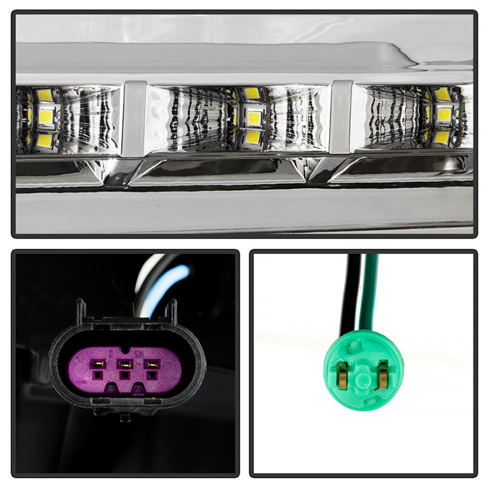 SPYDER Xtune Ford F150 09-14 Projector Headlights Halogen Model Only LED Halo Chrome PRO-JH-FF15009-CFB-C 9032240