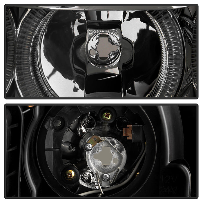 SPYDER Xtune Ford F150 09-14 Projector Headlights Halogen Model Only LED Halo Smoked PRO-JH-FF15009-CFB-SM 9032257