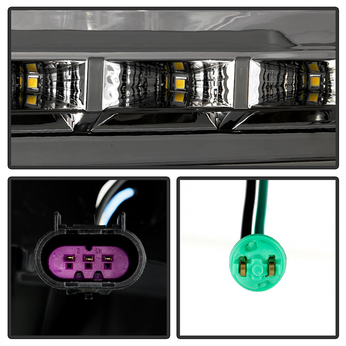 SPYDER Xtune Ford F150 09-14 Projector Headlights Halogen Model Only LED Halo Smoked PRO-JH-FF15009-CFB-SM 9032257