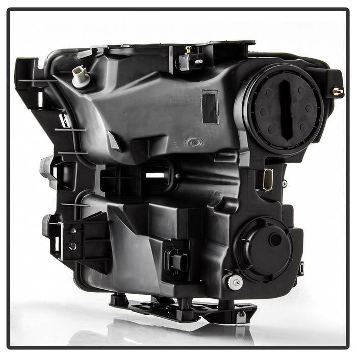 SPYDER xTune 15-17 Ford F-150 DRL LED Light Bar Projector Headlights - Black Smoke (PRO-JH-FF15015-LB-BSM) 9042942