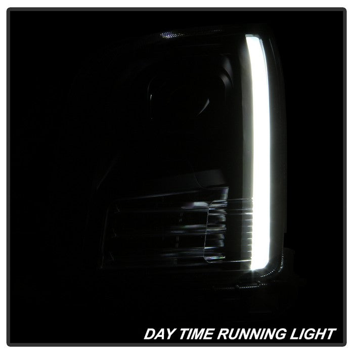 SPYDER xTune 06-09 Ford Fusion Light Bar DRL Projector Headlights - Black (PRO-JH-FFU06-LB-BK) 9042119