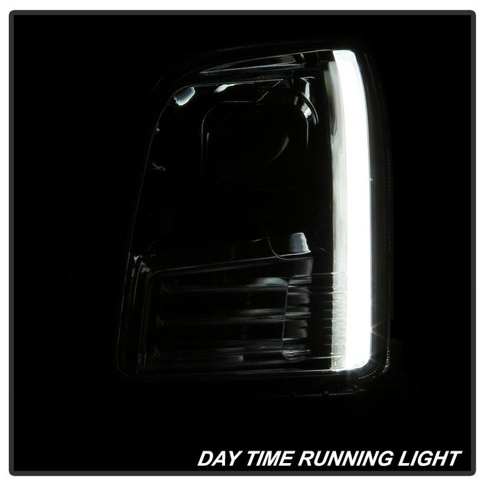 SPYDER xTune 06-09 Ford Fusion Light Bar DRL Projector Headlights - Chrome (PRO-JH-FFU06-LB-C) 9042126