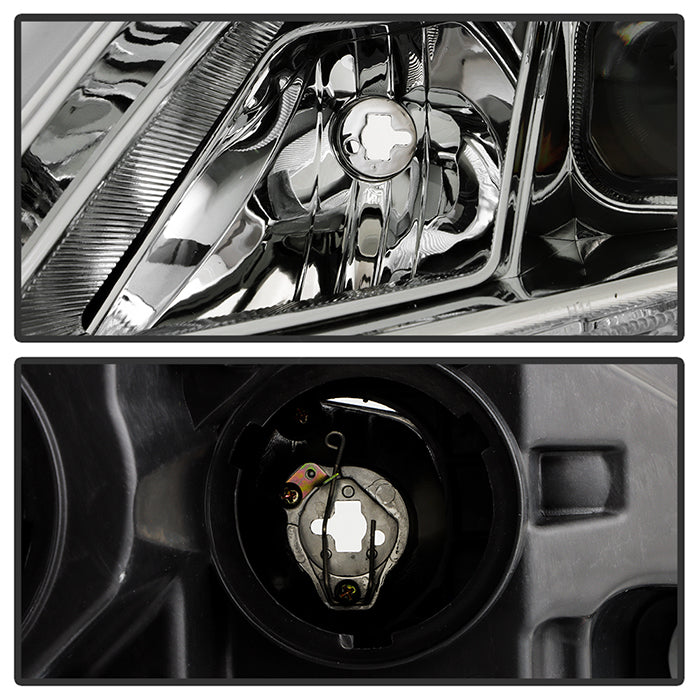 SPYDER xTune 10-12 Ford Fusion Projector Headlights - Light Tube DRL - Chrome (PRO-JH-FFU10-LB-C) 9041785
