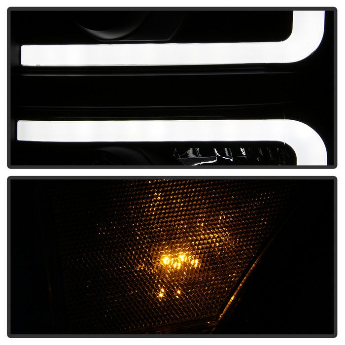 SPYDER Xtune Ford Super Duty 11-16 Projector Headlights Light Bar Drl Black Smoked PRO-JH-FS11-LBBRL-BSM 9034930