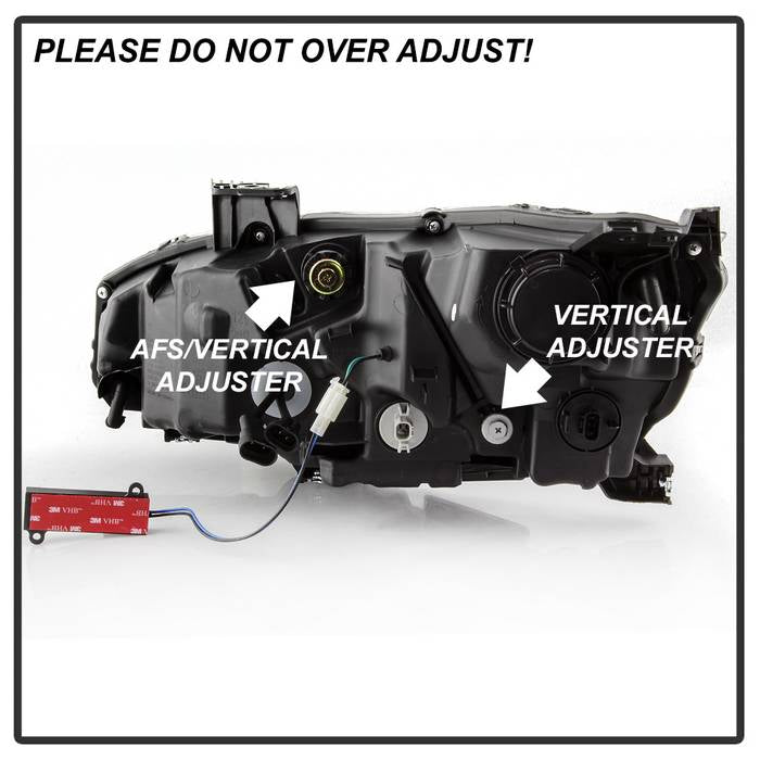 SPYDER xTune 16-18 Honda Civic (Excl Touring) OEM LED Headlights (LED High/Low Beams) (PRO-JH-HC16-OELED-C) 9043178