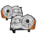 SPYDER xTune Jeep Grand Cherokee 08-10 OEM Style Projector Headlights - Chrome PRO-JH-JGC08-AM-C 9036125