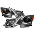 SPYDER Xtune Lexus Gs 06-11 OE Projector Headlights (w/AFS. Hid Fit) Black PRO-JH-LGS06-AFS-AM-BK 5075888