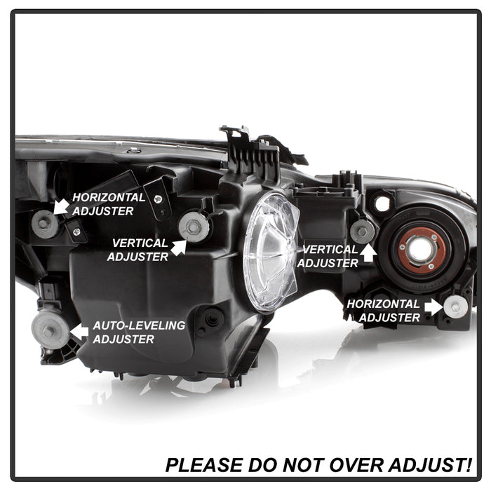 SPYDER Xtune Lexus Gs 06-11 OE Projector Headlights (w/AFS. Hid Fit) Black PRO-JH-LGS06-AFS-AM-BK 5075888