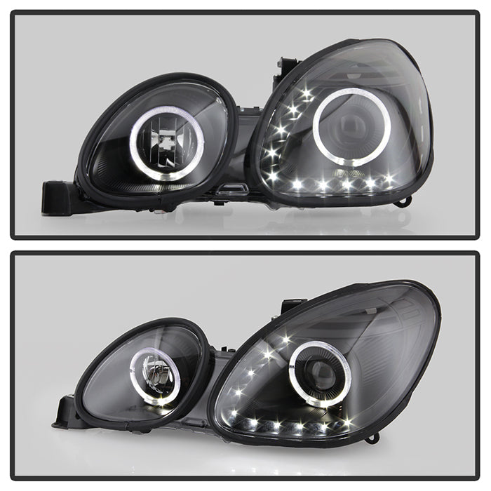 SPYDER Xtune Lexus GS300/GS400/GS430 98-05 Halogen Only Halo Projector Headlights Black PRO-JH-LGS98-LED-BK 9027826